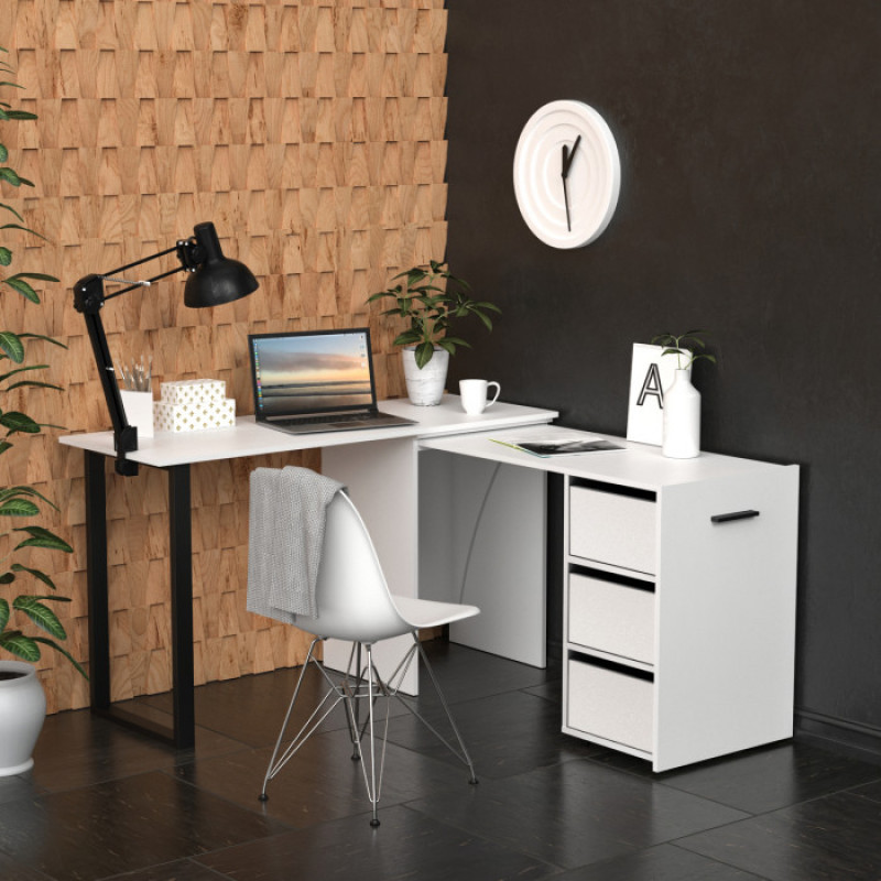 Стол-трансформер Hobana-Jumbo Ш3 (Белый) - 3