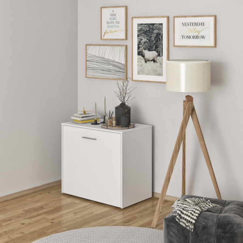 Кровать-трансформер комод Sirim (2 в 1) / (Дуб крафт белый) - 2