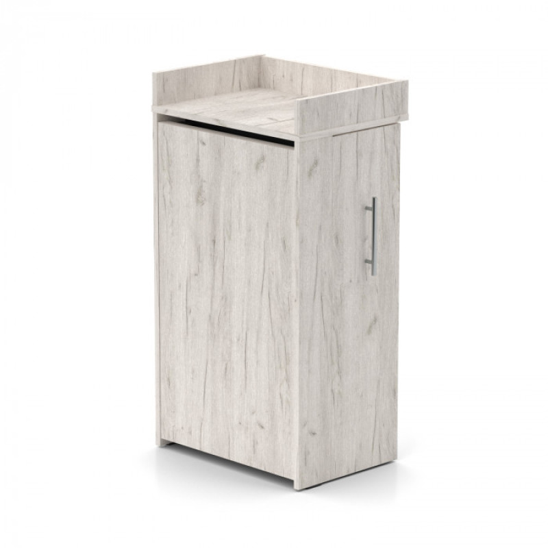 Стіл-тумба трансформер з карго 2 в 1 Rand (Дуб крафт білий) - 1