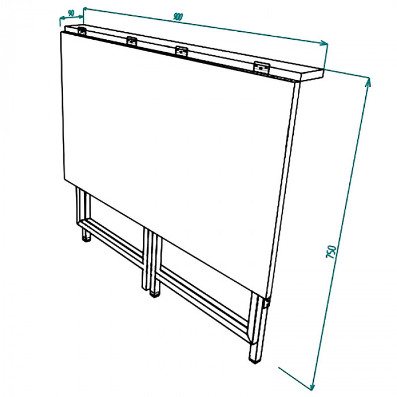 Стол-трансформер Spier (Белый) - 5