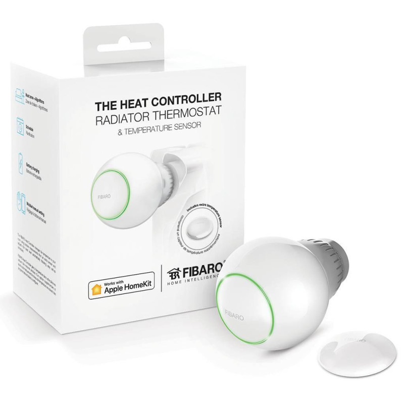 Радиаторный термостат FIBARO Heat Controller Starter Pack для Apple HomeKit — FGBHT-001-START