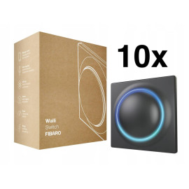Выключатель Z-Wave FIBARO Walli Switch — 10 шт. Черный