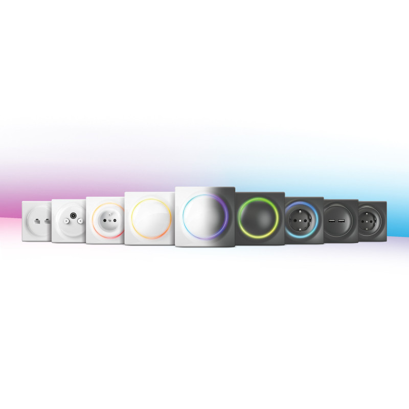 Розетка Z-Wave FIBARO Walli Outlet - 10 шт. Чорний - 9
