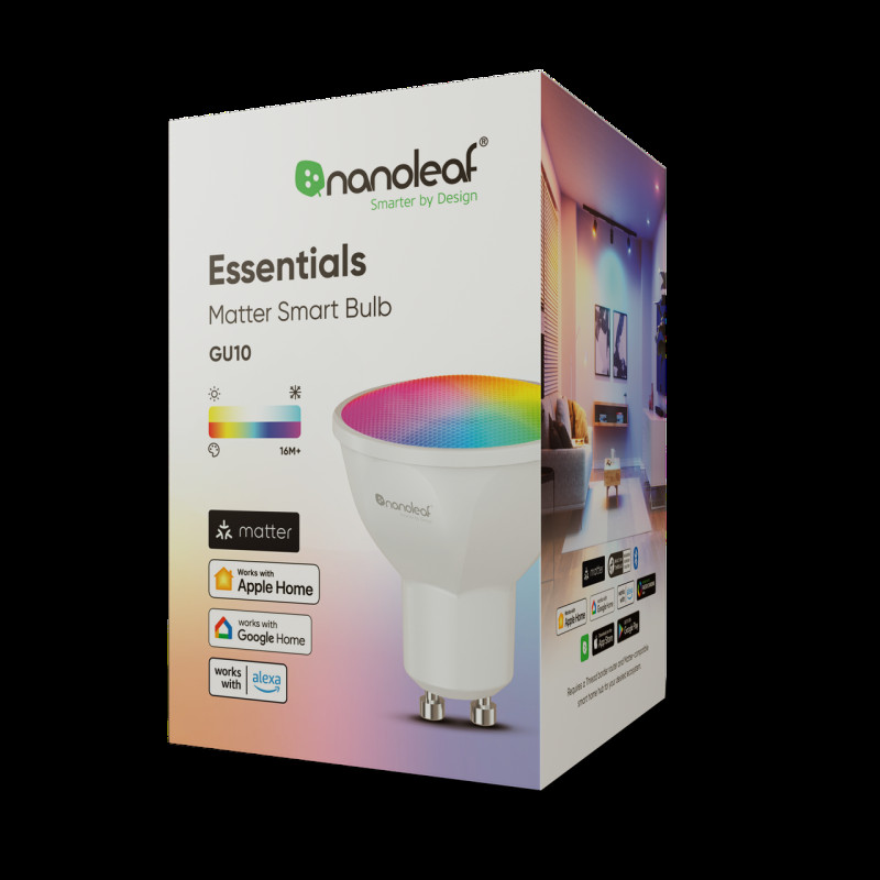 Умная лампа Nanoleaf Essentials Smart GU10, 5 Вт, Apple Homekit, Matter (Без упаковки) - 1