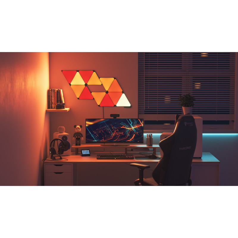 Дополнительные панели Nanoleaf Shapes Ultra Black Triangles Expansion Pack, Apple Homekit - 3 шт. - 4