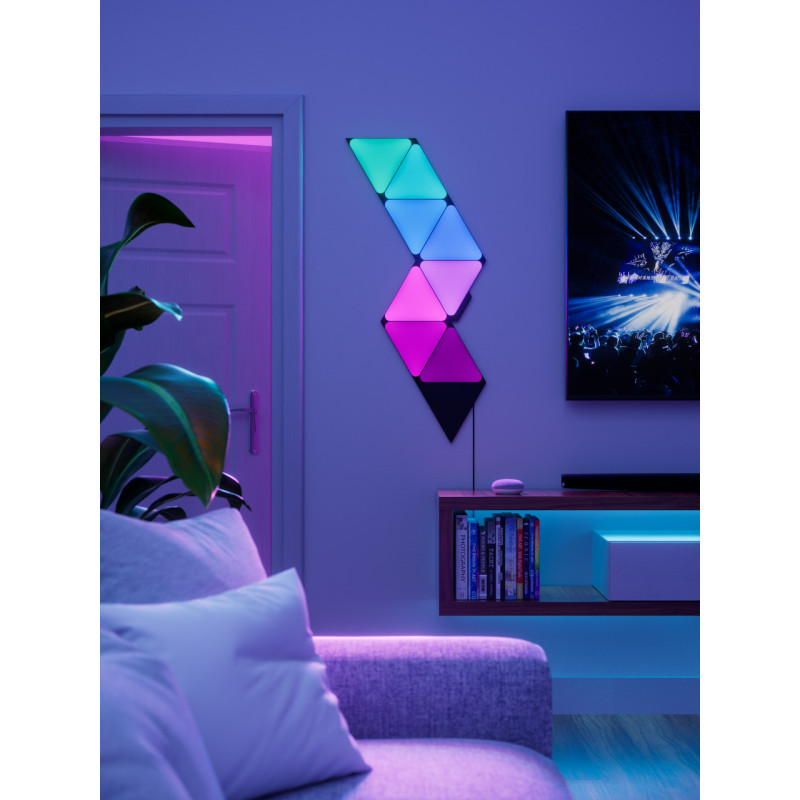 Умная система освещения Nanoleaf Shapes Ultra Black Triangles Starter Kit, Apple Homekit - 9 шт. - 7