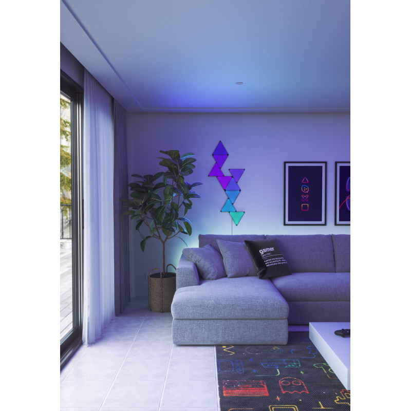Умная система освещения Nanoleaf Shapes Ultra Black Triangles Starter Kit, Apple Homekit - 9 шт. - 9