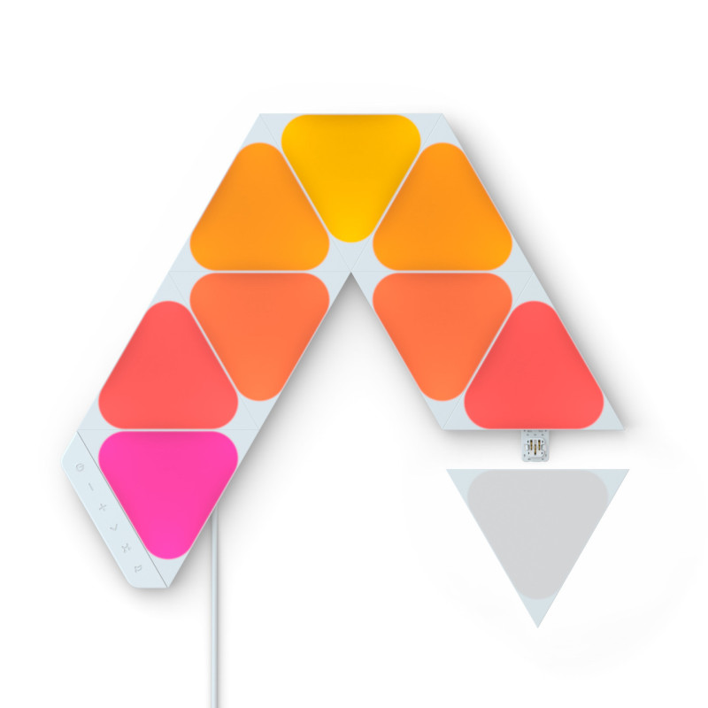 Розумна система освітлення Nanoleaf Shapes Mini Triangles Starter Kit Apple Homekit - 9 шт. - 2