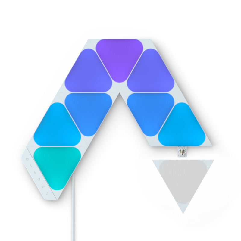 Розумна система освітлення Nanoleaf Shapes Mini Triangles Starter Kit Apple Homekit - 9 шт. - 1