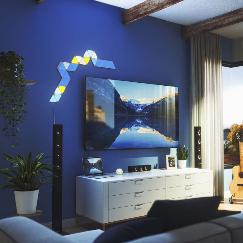 Розумна система освітлення Nanoleaf Shapes Mini Triangles Starter Kit Apple Homekit - 9 шт. - 7