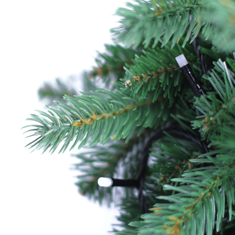 Світлодіодна Smart LED гірлянда на ялиновому віночку Twinkly Strings RGBW 50, 60 см, BT+WiFi, Gen II, IP44 - 2