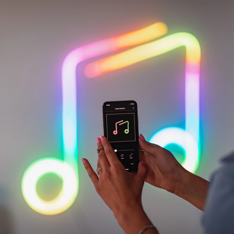 Світлодіодна Smart LED гнучка стрічка Twinkly Flex RGB 200, 2 м, BT+WiFi, Gen II, IP20 - 5