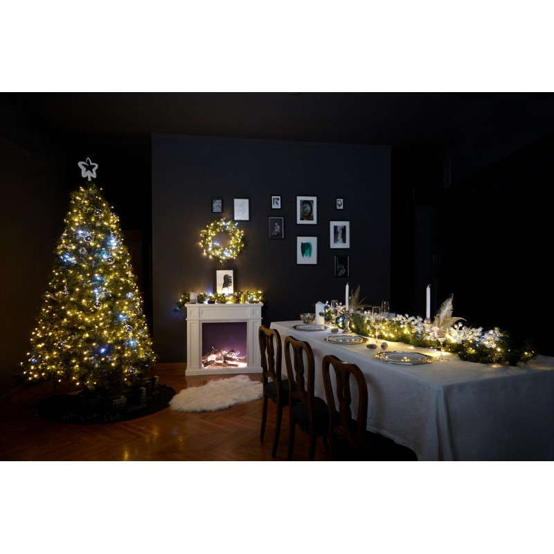 Умная гирлянда Twinkly Strings RGBW 250, 20 м, BT+WiFi, Gen II, IP44 кабель черный - 8