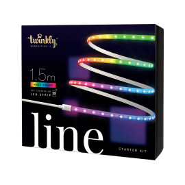 Светодиодная Smart LED лента Twinkly Line RGB 100, 1.5 м, BT+WiFi, Gen II, IP20, белый кабель