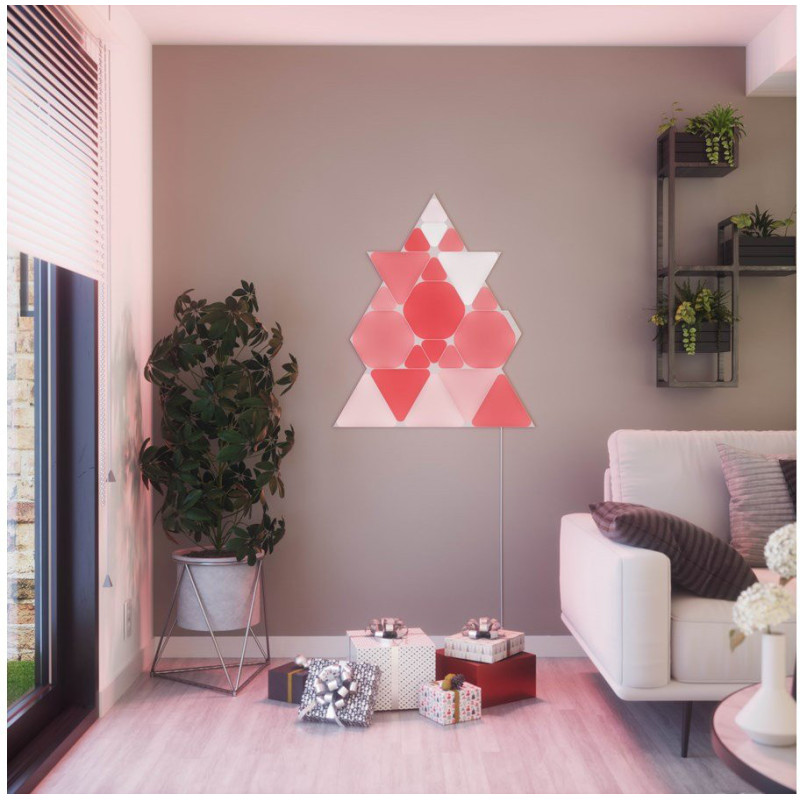 Розумна система освітлення Nanoleaf Shapes Triangles Starter Kit-15 шт. - 5