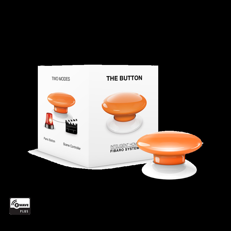 Кнопка управления Z-Wave FIBARO The Button Оранжевый - 1
