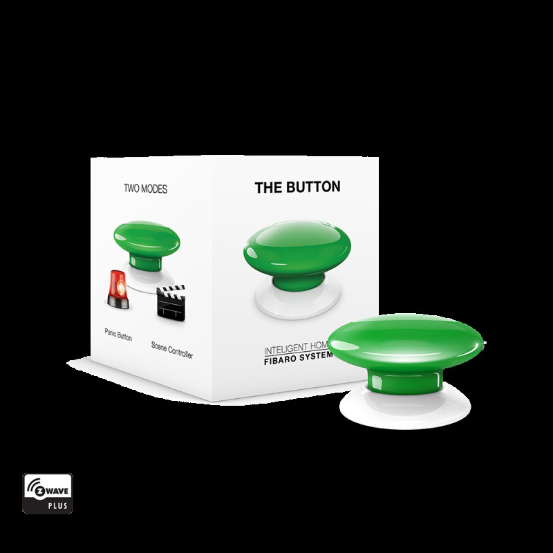 Кнопка управления Z-Wave FIBARO The Button Зеленый - 1