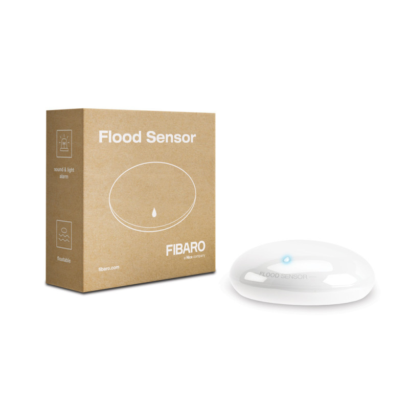 Датчик протечки и температуры FIBARO Flood Sensor — FGFS-101