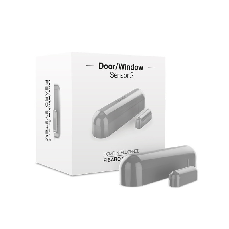 Датчик открытия двери/окна и температуры FIBARO Door/Window Sensor 2 Открытия окна/двери, Температура, (gray) серый - 1
